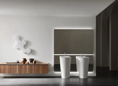 Lavabo monolite freestanding Macho di Arcom