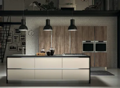 Cucina Moderna con isola Astro 06 di Essebi