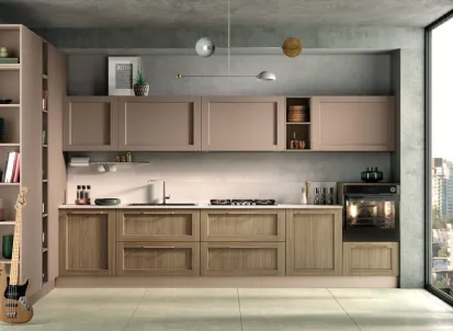 Cucina Moderna lineare Jazz 04 di Essebi