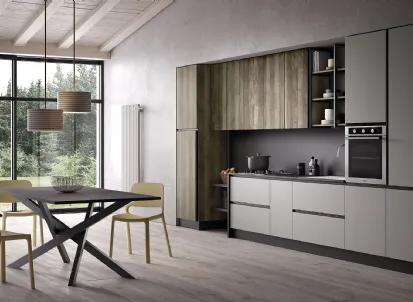 Cucina Moderna lineare Just24 04 di Essebi
