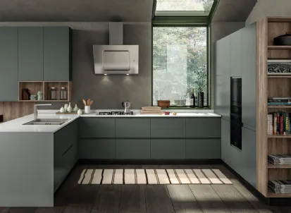 Cucina Moderna con penisola Nadir di Essebi