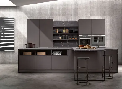 Cucina Moderna con isola Stella 02 di Essebi