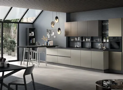 Cucina Moderna con penisola York 02 di Essebi