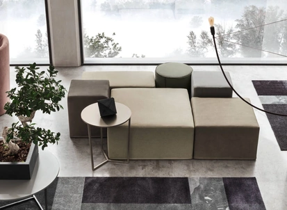 Pouf quadrato Dado di Maronese