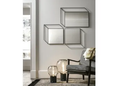 Specchi Sguardo con cornice in metallo di Target Point