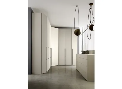 Armadio ad angolo Anta Liscia di Mab