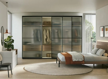 Armadio con ante scorrevoli Double di Dielle Modus