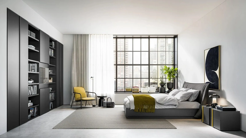 Armadio con ante battenti Shape di Dielle Modus