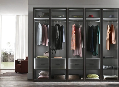 Armadio con anta battente Glax di Maronese