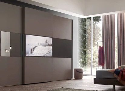 Armadio con TV Planblog3 di Maronese