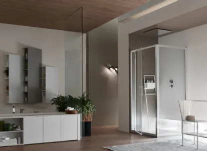 Box doccia A6 Pivot con traversa di Arcom