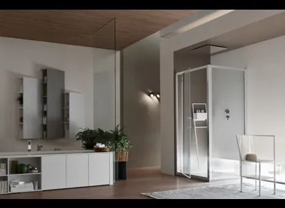 Box doccia A6 Pivot con traversa di Arcom