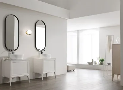 Mobile da Bagno a terra Opera 08 in Frassino Bianco di Arcom