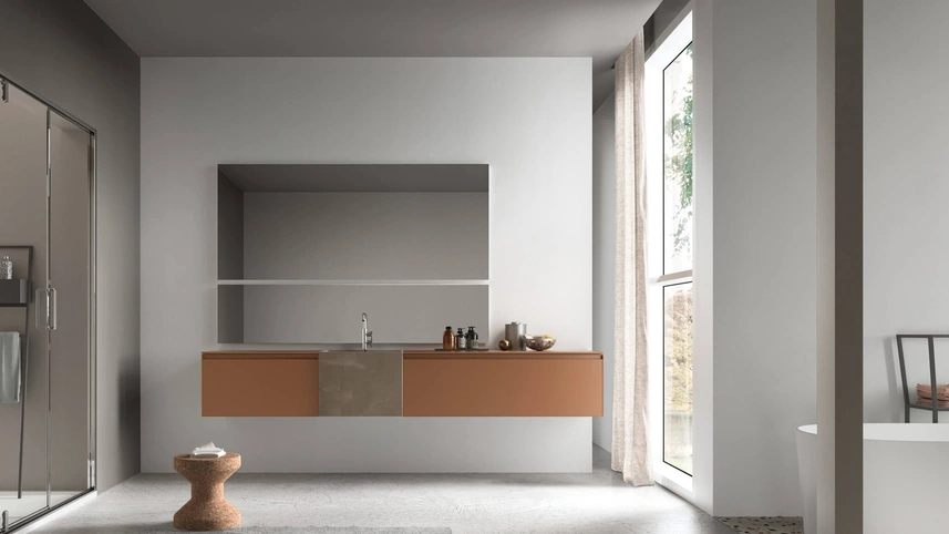 Mobile da Bagno sospeso Shape 14 di Arcom