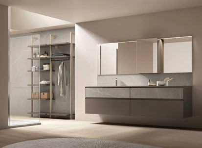 Mobile da Bagno sospeso Shape 19 di Arcom