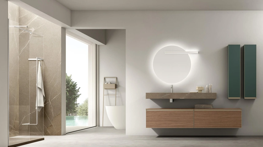 Mobile da Bagno sospeso Shape 37 di Arcom
