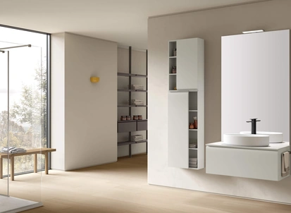 Mobile da Bagno sospeso Virgola 05 di Arcom