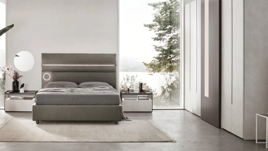 Letto Bumpy Imbottito di Maronese