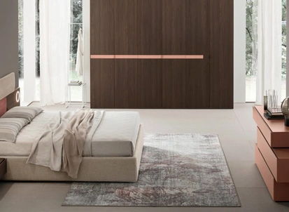 Letto Bumpy Imbottito di Maronese