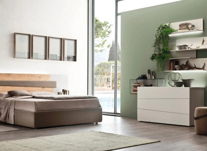 Letto in legno Scudo di Maronese