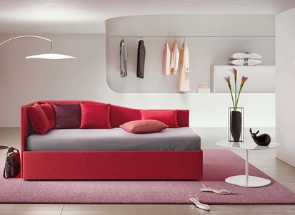 Letto singolo con letto estraibile Solanum di Le Comfort