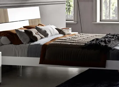 Letto con testiera Tag di Mab