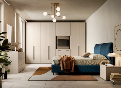 Letto con contenitore Taku di SantaLucia