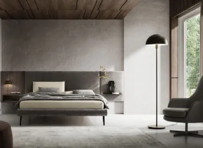 Letto in tessuto Wall di Le Comfort