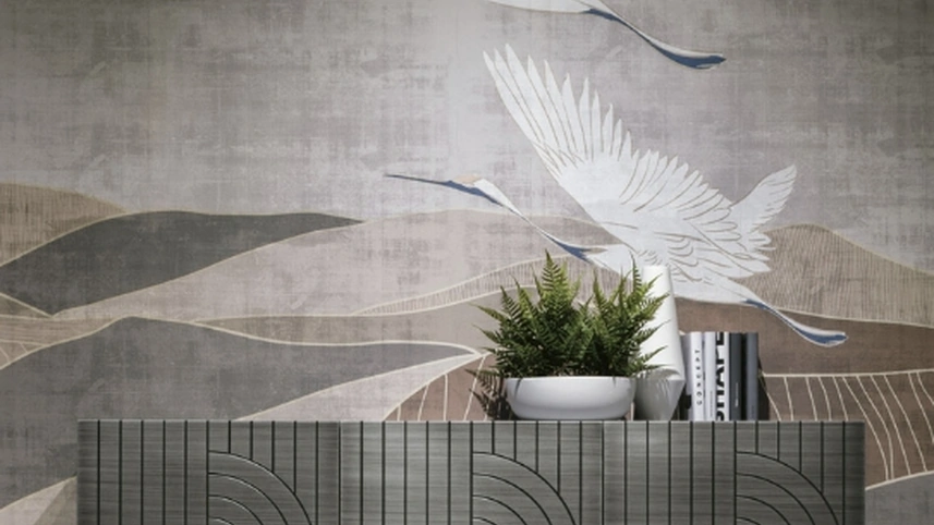 Madia Calliope 180 in laccato effetto spazzolato di Target Point