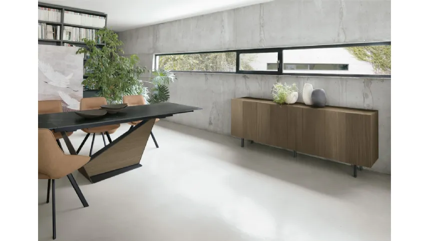 Madia Demetra 220 in laminato effetto legno di Target Point