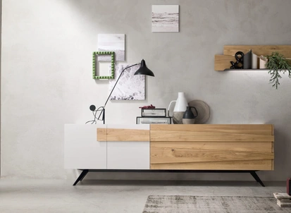 Madia Scuderia 01 in legno e laccato di Maronese