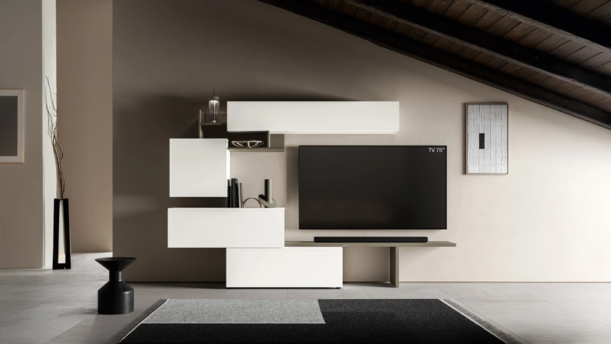 Parete Attrezzata Pratico PTG405 di SantaLucia