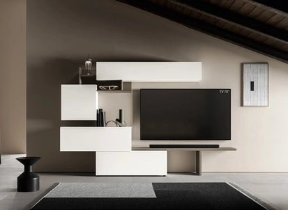 Parete Attrezzata Pratico PTG405 di SantaLucia