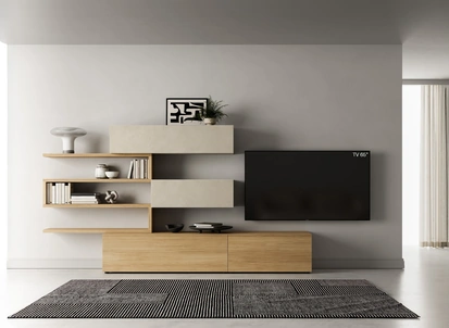 Parete Attrezzata Pratico PTG406 di SantaLucia