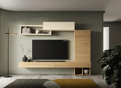 Parete Attrezzata Pratico PTG408 di SantaLucia