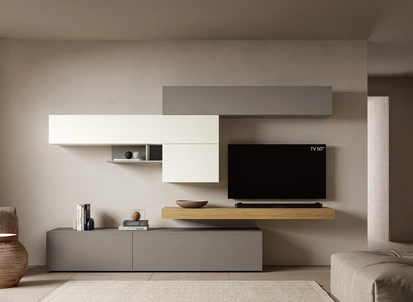 Parete Attrezzata Pratico PTG413 di SantaLucia