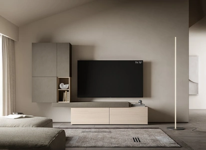 Parete Attrezzata Pratico PTG417 di SantaLucia