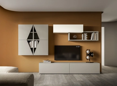 Parete Attrezzata Pratico PTG422 di SantaLucia