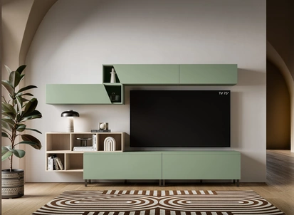 Parete Attrezzata Pratico PTG424 di SantaLucia