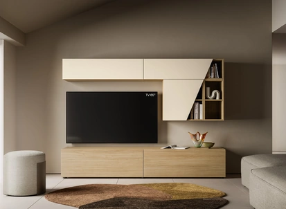 Parete Attrezzata Pratico PTG427 di SantaLucia