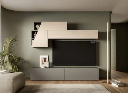 Parete Attrezzata Pratico PTG428 di SantaLucia