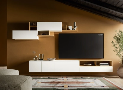 Parete Attrezzata Pratico PTG436 di SantaLucia