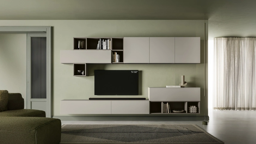 Parete Attrezzata Pratico PTG438 di SantaLucia