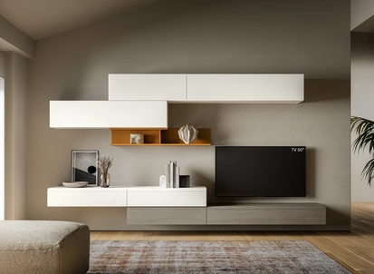 Parete Attrezzata Pratico PTG439 di SantaLucia