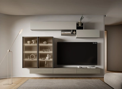 Parete Attrezzata Pratico PTG441 di SantaLucia