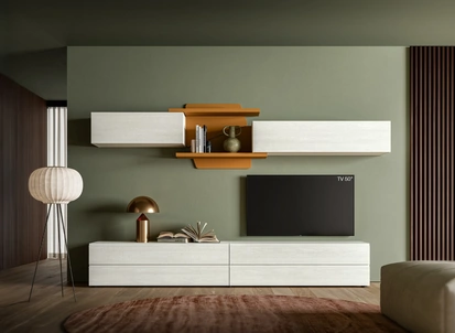 Parete Attrezzata Pratico PTG443 di SantaLucia