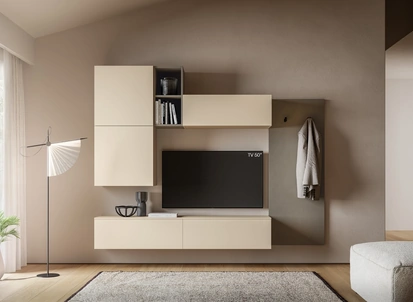 Parete Attrezzata Pratico PTG454 di SantaLucia