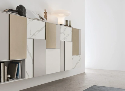 Parete Attrezzata sospesa Seta Comp SA2200 di Maronese