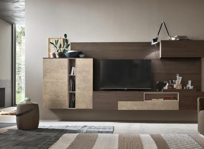 Parete Attrezzata Seta Comp SA2218 di Maronese