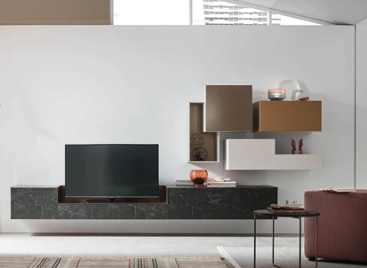 Parete Attrezzata Seta Comp SU2201 di Maronese